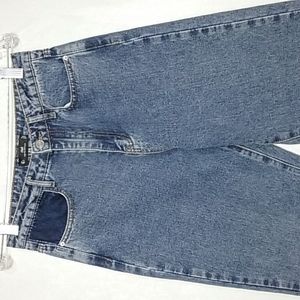 Missguided women's shadow pocket denim mom jean size 2R